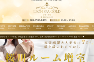 LEON SPA Gold のトップページ画像
